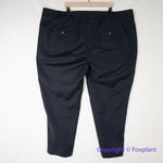 Eloquii New!  black ankle pants, size‎ 26L Photo 4