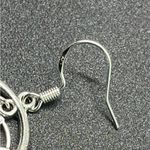 S925 Sterling Silver Ream Catcher Tassel Earrings Blue Photo 3