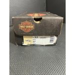 Harley Davidson  Womens Flip Flo Sandals Leather Brown Woven Biker Boho Size 5.5 Photo 1