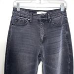 KanCan USA KanCan Washed Black Non-stretch High Rise Ankle Mom Jeans Photo 3