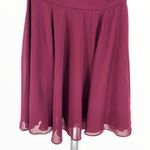 Lulus Lulu’s Forevermore Burgundy Skater Dress Halter Neck NWT size Small Photo 5