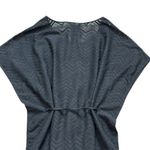 Mario Serrani Mario‎ Serrani Italy Black Chevron Knit Swim Cover Up Beach Dress Sz Small Photo 9