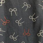 LA Kitty Blue/White/Red Bow Scoop Neck Pullover Top/Sweater. Size Small Photo 4