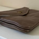 Etienne Aigner Vintage  Handmade Leather Tan Brown Shoulder Bag Clutch Photo 5