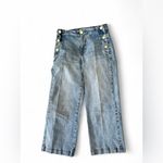 OAT NEW YORK CROPPED SAILOR JEANS size 27 NWOT Blue Photo 2