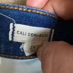 Madewell Distressed Raw Hem Cali Demi Boot Cut Jeans Size 29 Photo 2