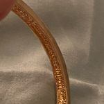 Womens Cuff Bracelet Heart Goldtone Black & Clear Stones 7” To 8” Diameter Gold Photo 5