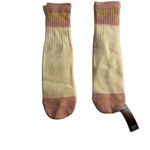 No Boundaries  Cow Socks “But First Coffee” Pink Cozy One Size Photo 2