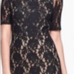 AFRM Black Lace Sheer Mini Dress REVOLVE Sexy All Season Size XS LBD Date Formal Photo 0