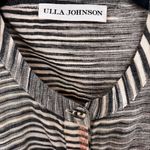 Ulla Johnson  Fiora‎ Cotton Long Sleeve Midi Dress Okapi Stripe Neutral Size 0 Photo 9