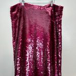 House Of CB Alexis Sequin Maxi Skirt in Hot Pink Size Large+ Photo 6