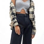 PacSun Nwt   gray notched waffle knit crop top small Photo 8
