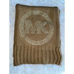 Michael Kors  ACRYLIC KNIT STUDDED SCARF NWT LARGE MK LOGO C20 Photo 3