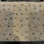 NWT Elegant Pearl & Rhinestone Beaded Cream Shoulder Bag Photo 9