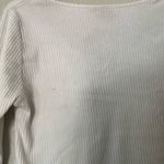 Top shop cropped white long sleeve top Photo 4