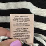 Philosophy NWT Woman 1X Plus Black White Stripe Pullover Sweater Intarsia Photo 9