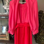 Reiss Valentina Color Clash Dress Pink Red Womens Size US 4 Photo 7