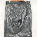 Gap  Womens 70s‎ Flare Faux Leather Pants Size 14 High Rise Rocker Street Grunge Photo 5