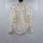 J.Crew  Drapey pleated button-up shirt Ivory Photo 4