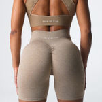NVGTN  contour booty scrunch seamless biker shorts taupe size medium sold out Photo 0