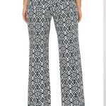 Cali 1850 Pants Size Medium Navy White Drawstring Wide Leg Linen Blend Photo 10