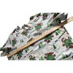 Little Miss Christmas Scrub Top Medium Women's Trees Holiday Mr Men Little Miss Photo 3