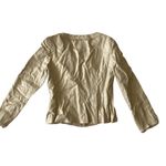 Latina Life Metallic Gold Zip Jacket Size 8 Photo 5