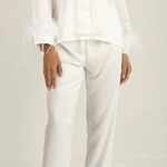 Bon Viviann white pajama set Photo 0