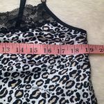 Victoria's Secret  Leopard
Print Silky Satin‎ Cami Tank Top Size L Photo 9