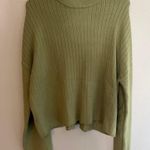 PacSun Green Cropped Sweater Photo 0