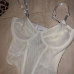 Urban Outfitters White Corset Top Photo 2