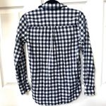 J.Crew blue and white check long sleeved shirt Size XS Photo 1
