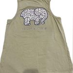 Ivory Ella  GreenSleeveless Top Tank Top
Muscle Tank 100% Cotton size Med Photo 3