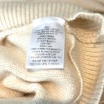 &merci &merci Cream Hooded Sweater opens in back with side pockets Photo 7