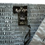 Self Esteem  Sleeveless Tie Front Peplum Tank Top. Size L Photo 2