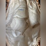 Vintage Straw‎ Crochet Tote Bag with Handles – Earth Tone Raffia Market Purse Tan Photo 6