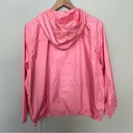 J.Crew Packable Popover Windbreaker Jacket in Crisp Pink Size Large Photo 4