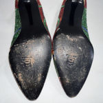 Vintage Margaret Jerrold Retro Holiday Party Glitter Jeweled Pumps Heels Shoes 7 Photo 8