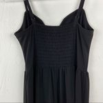 EXPRESS  Black Sleeveless Boned Sweetheart Smocked Jumpsuit XS Photo 3