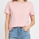 American Giant Soft Pink Cotton Crew Neck Short Sleeve T Shirt XL Photo 0