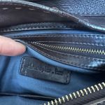 Christopher Kon Crossbody Bag Purse Leather Brown Chocolate Zipper Locks Hobo Photo 7