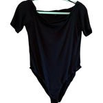 Ambiance Black Off The Shoulder Bodysuit Women's Size Large Photo 0