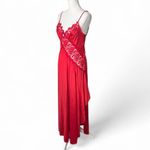 Vintage Maxi Nightgown Slip Red Photo 1
