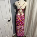 Sievergate Maxi Spaghetti Strap Boho Dress, L Purple Size L Photo 1