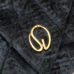 St. John Vintage Black Quilt Velour Chain Bag Photo 11