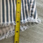 Pistola  Women’s Striped Micro Denim Shorts Y2K Size S Photo 5