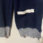 Business Casual Cardigan Sweater blue and white Photo 2