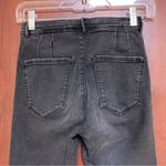 ZARA  Dark Gray Skinny Jeans Size 6 Distressed Photo 5