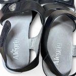 Alegria  OLI-631 Olivia Black Leather Platform Women's Sz 9/39 EU Sandals Shoes Photo 9