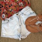 CAR MAR Jean Shorts Light Wash with Dark Stitching Photo 0